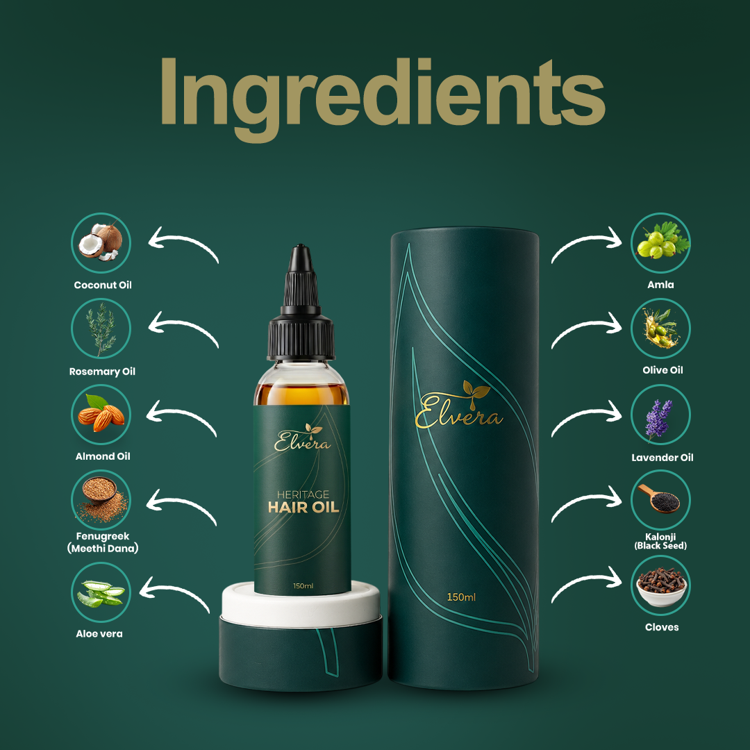 Elvera Heritage Hair Oil - 150ml
